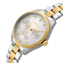 BOSS Sage Sport 34mm Stainless Steel and Yellow Gold Tone Ladies Watch