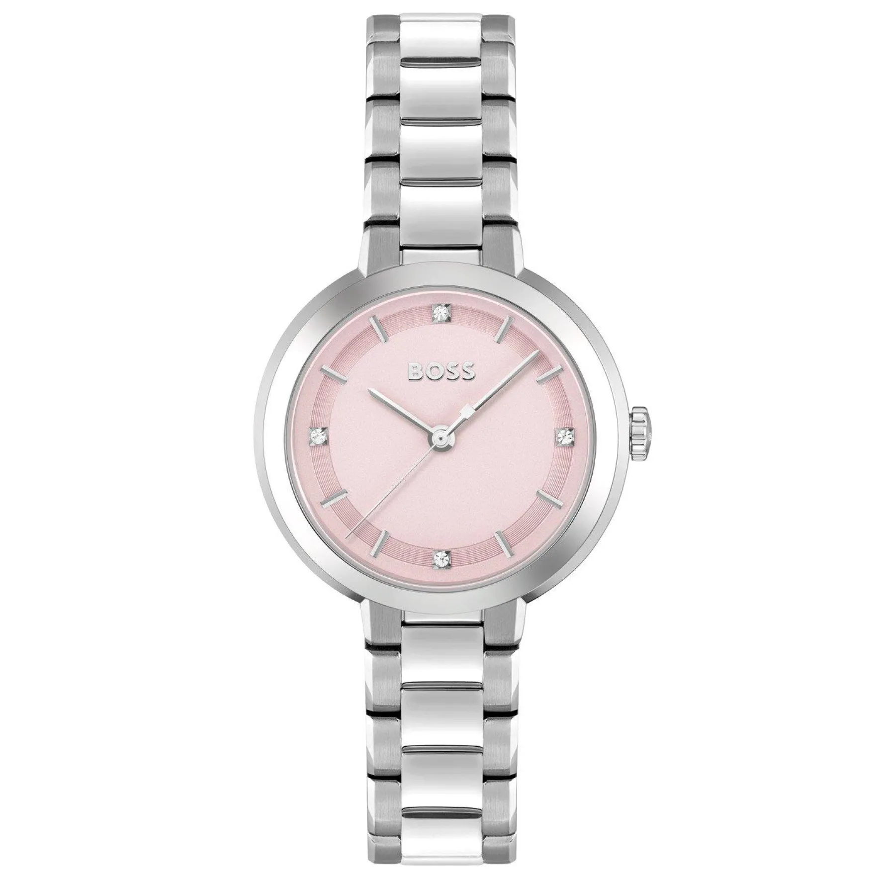 BOSS Sena 34mm Stainless Steel Crystal Ladies Watch