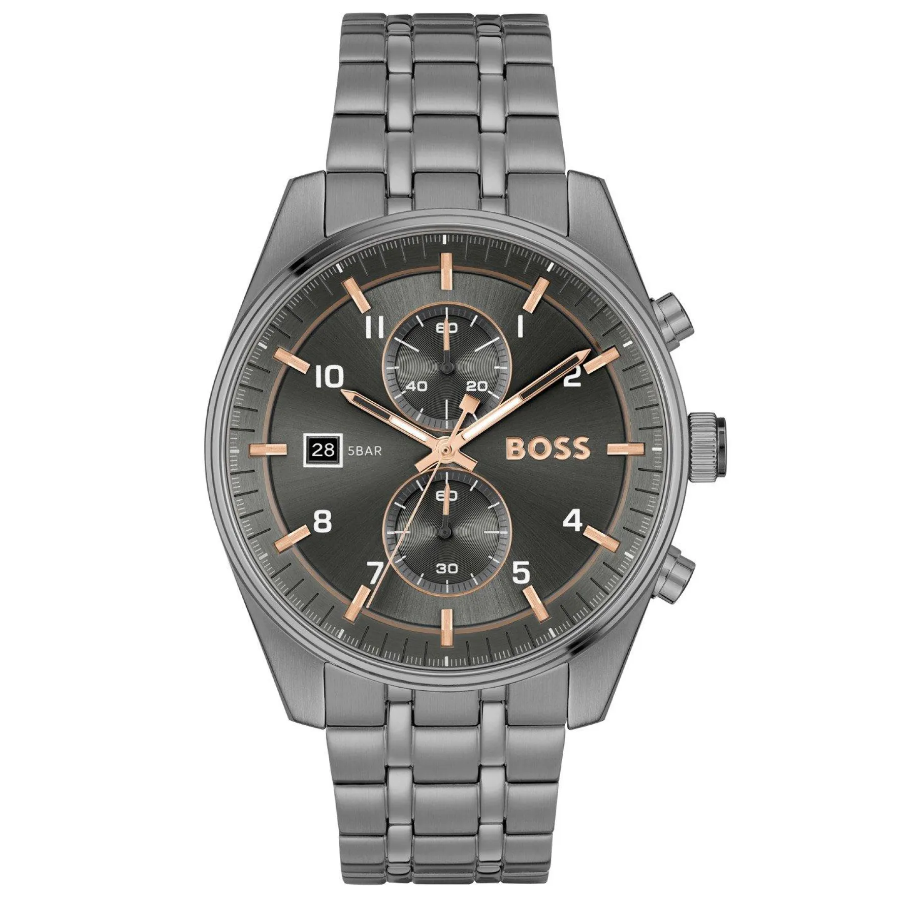 BOSS Skytraveller 44mm Stainless Steel Chronograph Men’s Watch
