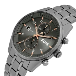 BOSS Skytraveller 44mm Stainless Steel Chronograph Men’s Watch