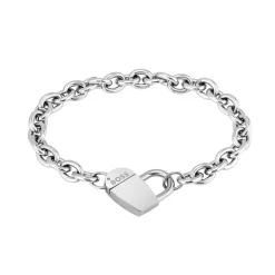 BOSS Stainless Steel Heart Link Ladies Bracelet