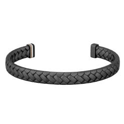 BOSS Stainless Steel Men’s Torque Bangle