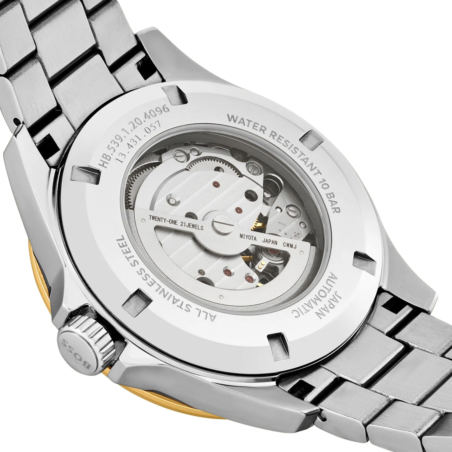 BOSS Troper 42mm Stainless Steel and Yellow Gold PVD Automatic Men’s Watch