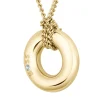 BOSS Yellow Gold Tone Crystal Necklace