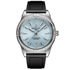 Breitling Chronomat 36 18ct Grey Gold Diamond Automatic Ladies Watch