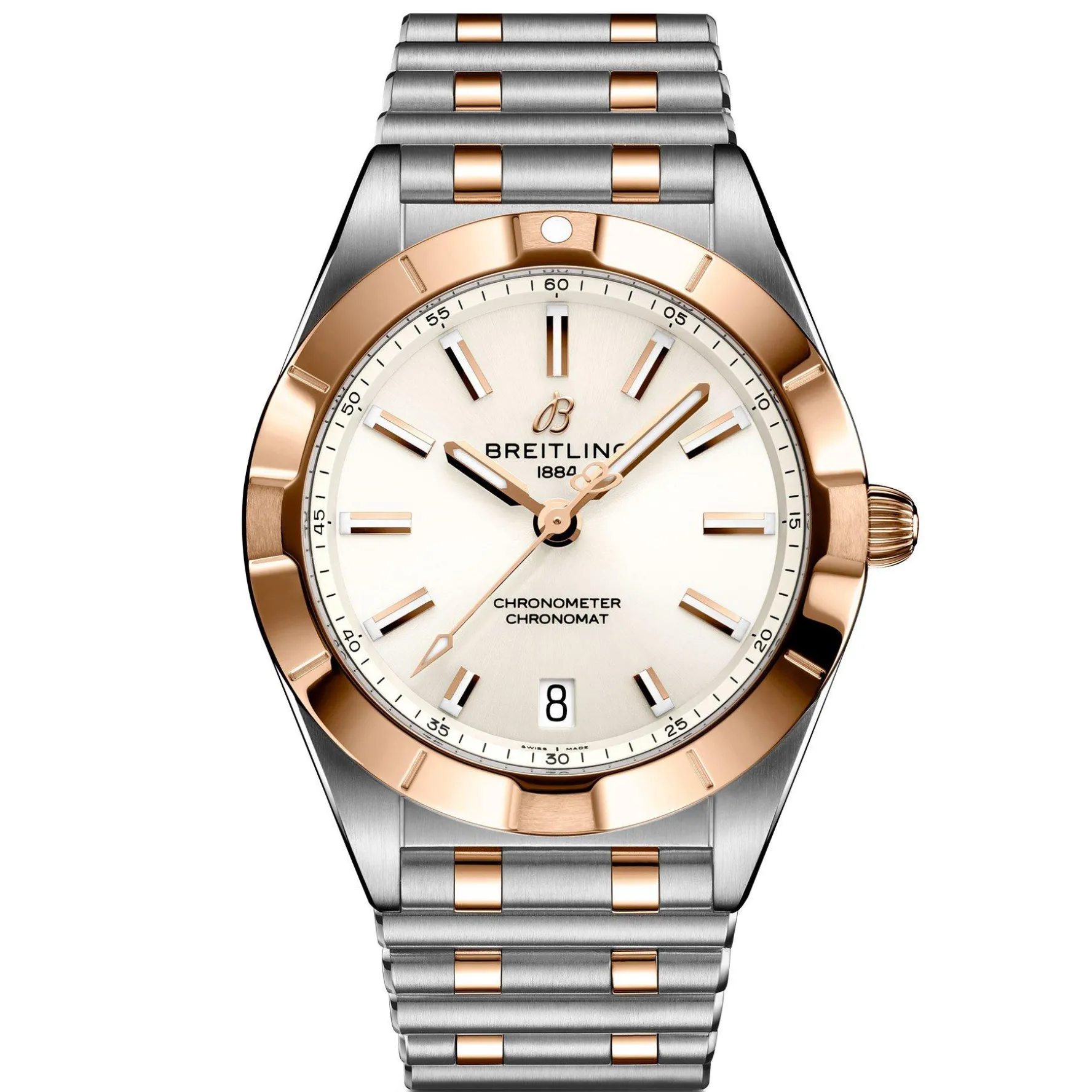 Breitling Chronomat 32 Steel and 18ct Rose Gold Quartz Ladies Watch