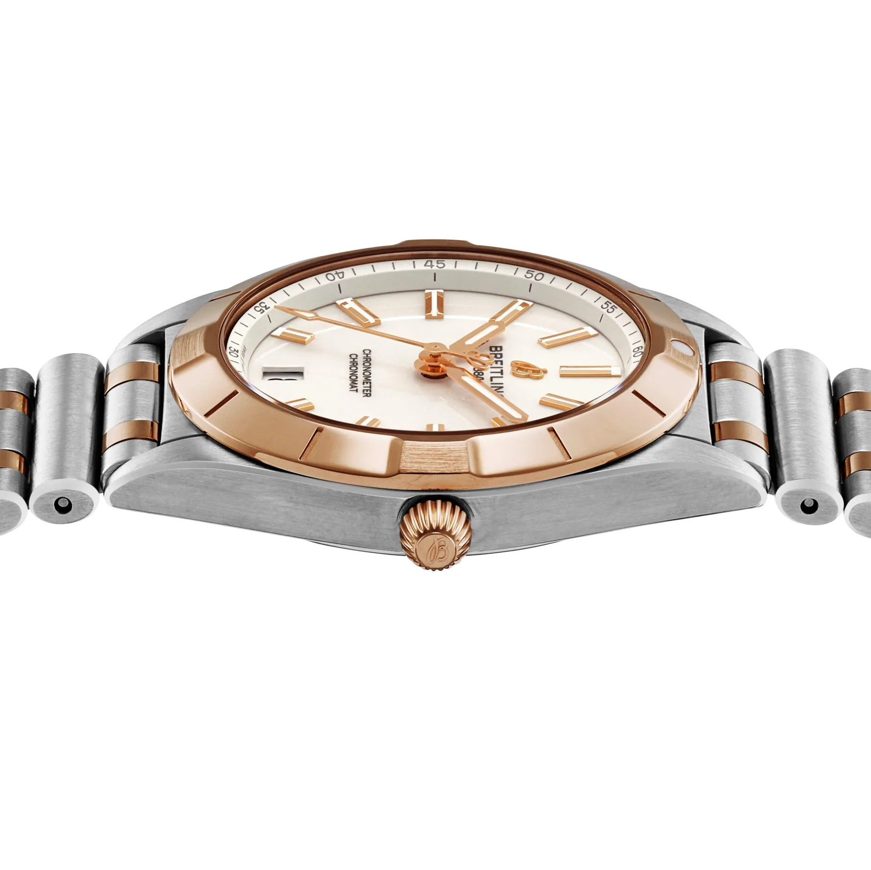 Breitling Chronomat 32 Steel and 18ct Rose Gold Quartz Ladies Watch