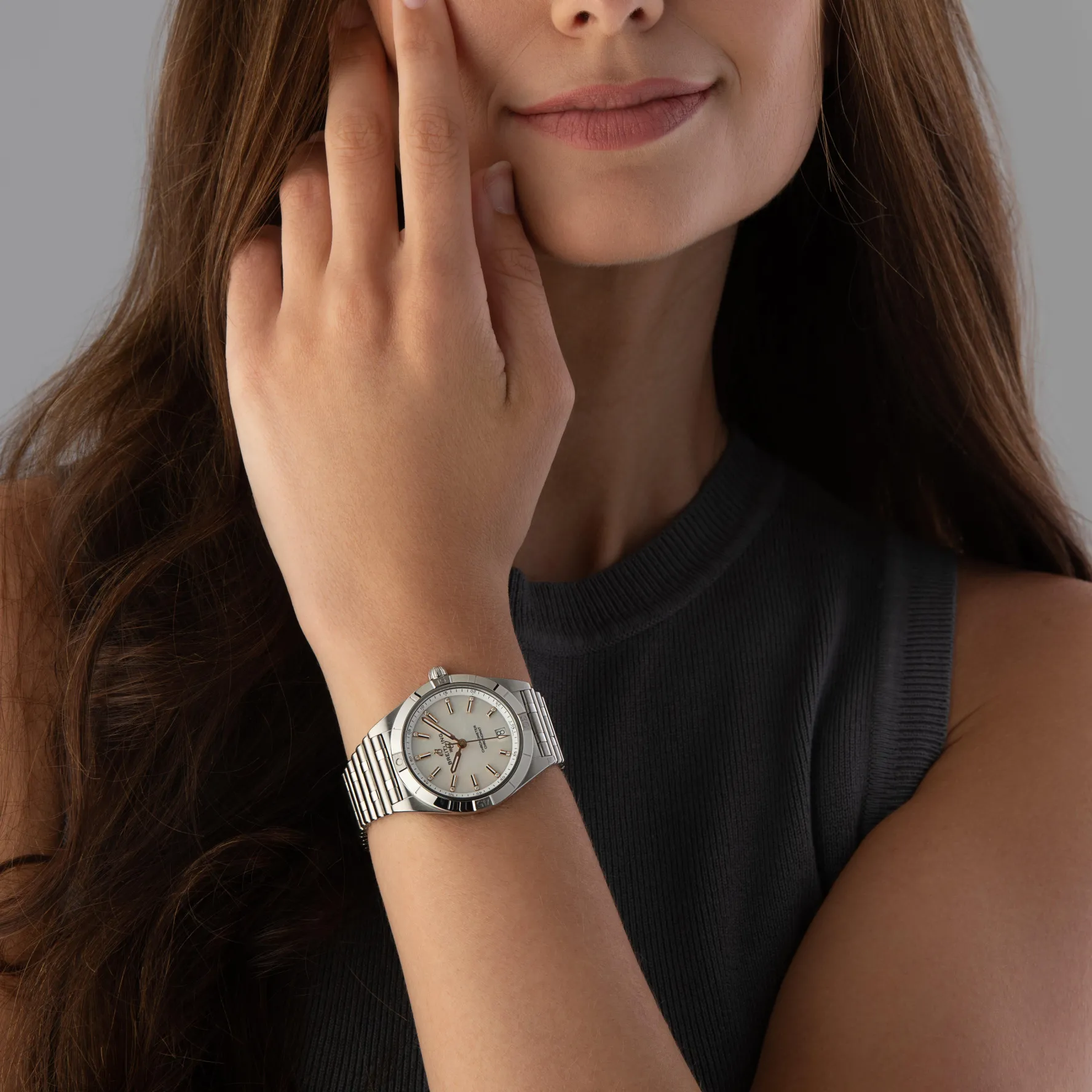 Breitling Chronomat Automatic 36mm Diamond Mother of Pearl Ladies Watch