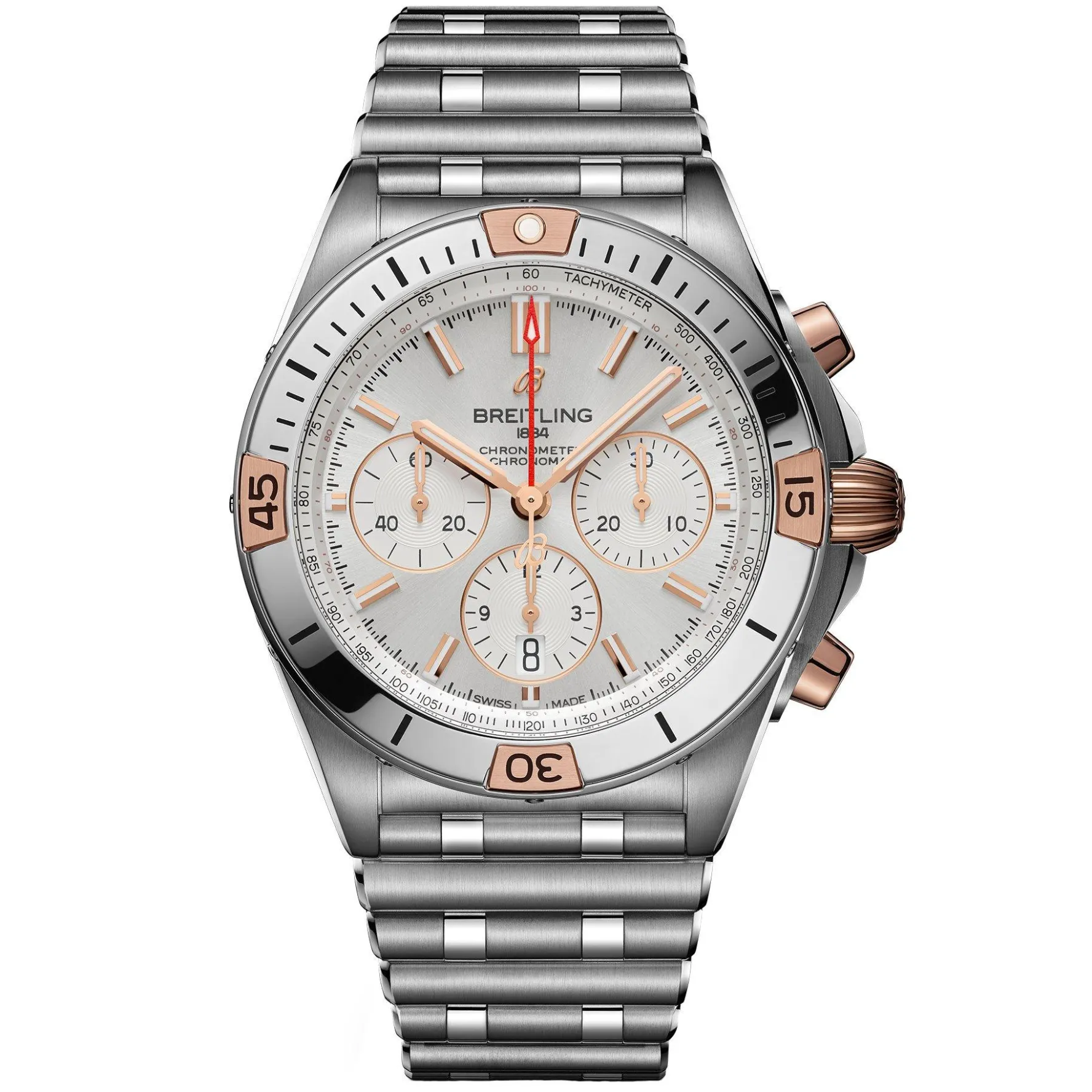 Breitling Chronomat B01 42mm Stainless Steel and 18ct Rose Gold Men's Watch