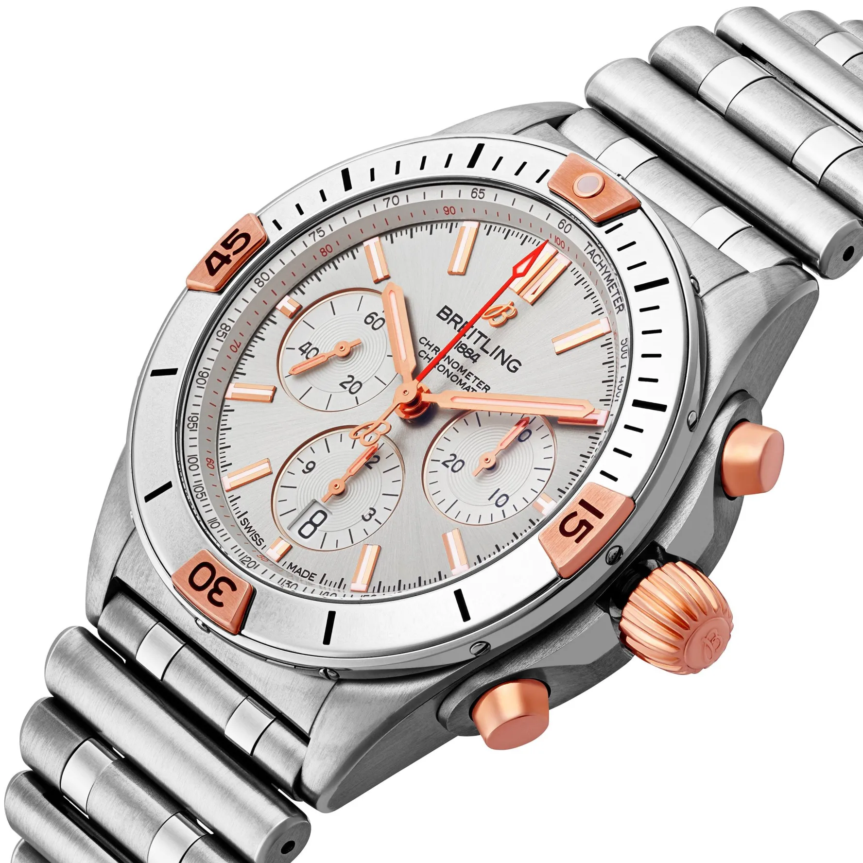 Breitling Chronomat B01 42mm Stainless Steel and 18ct Rose Gold Men's Watch