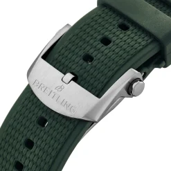 Breitling Chronomat B01 42mm Green Rubber Strap Chronograph Automatic Men’s Watch