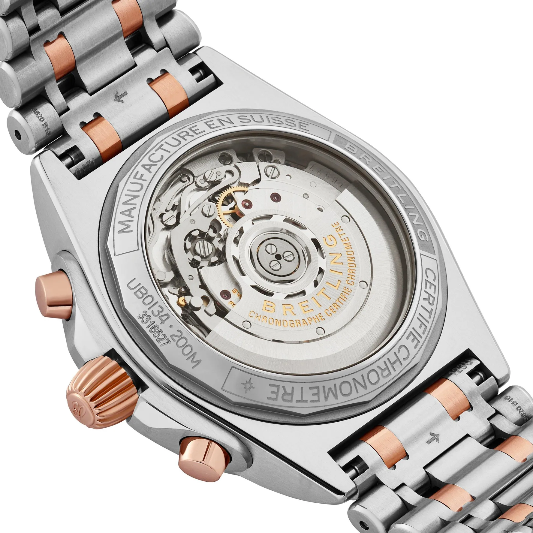 Breitling Chronomat B01 42mm Stainless Steel and 18ct Rose Gold Automatic Men's Watch