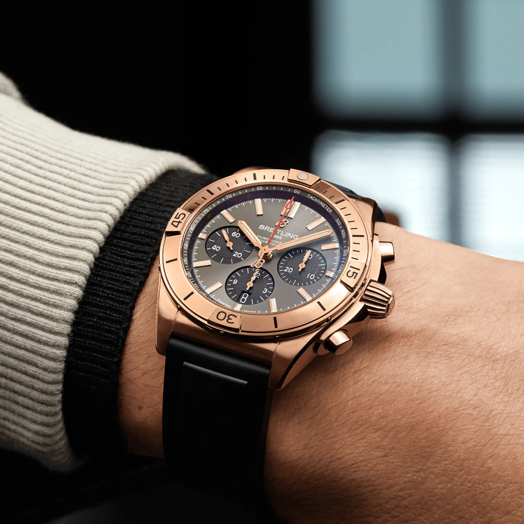 Breitling Chronomat B01 42mm 18ct Rose Gold Automatic Men’s Watch