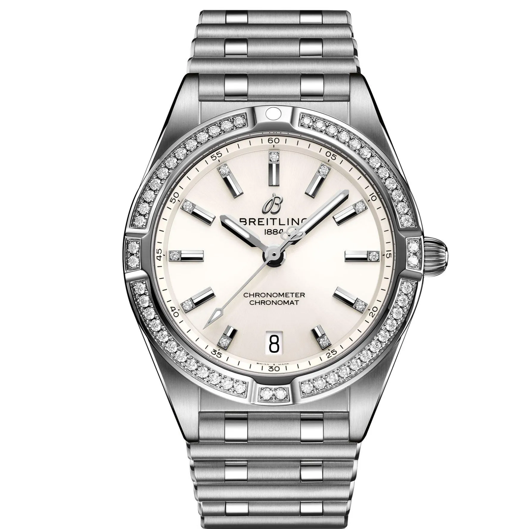 Breitling Chronomat 32mm Diamond Ladies Watch