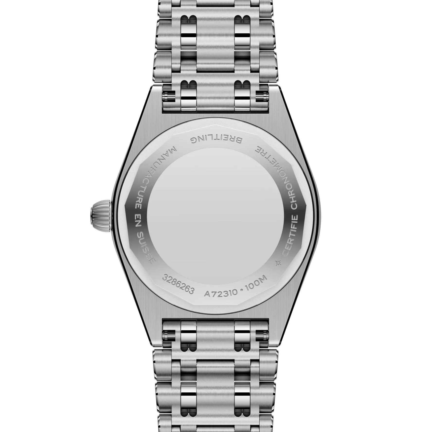 Breitling Chronomat 28mm Stainless Steel Mother of Pearl Ladies Watch