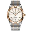 Breitling Chronomat 32mm Stainless Steel and 18ct Rose Gold Diamond Ladies Watch