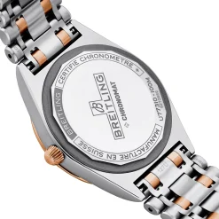 Breitling Chronomat 32mm Stainless Steel and 18ct Rose Gold Diamond Ladies Watch