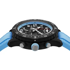 Breitling Endurance Pro 38mm Chronograph Blue Rubber Strap Ladies Watch