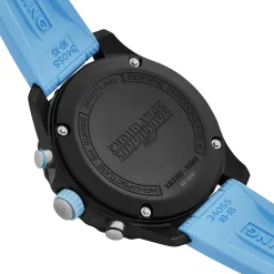 Breitling Endurance Pro 38mm Chronograph Blue Rubber Strap Ladies Watch