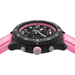 Breitling Endurance Pro 38mm Chronograph Pink Rubber Strap Ladies Watch