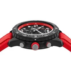 Breitling Endurance Pro 38mm Chronograph Red Rubber Strap Ladies Watch