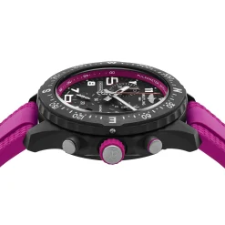 Breitling Endurance Pro 38mm Chronograph Purple Rubber Strap Ladies Watch