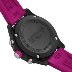 Breitling Endurance Pro 38mm Chronograph Purple Rubber Strap Ladies Watch