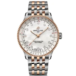 Breitling Navitimer Automatic 36mm Stainless Steel and 18ct Rose Gold Ladies Watch