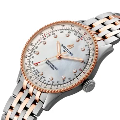 Breitling Navitimer Automatic 36mm Stainless Steel and 18ct Rose Gold Ladies Watch