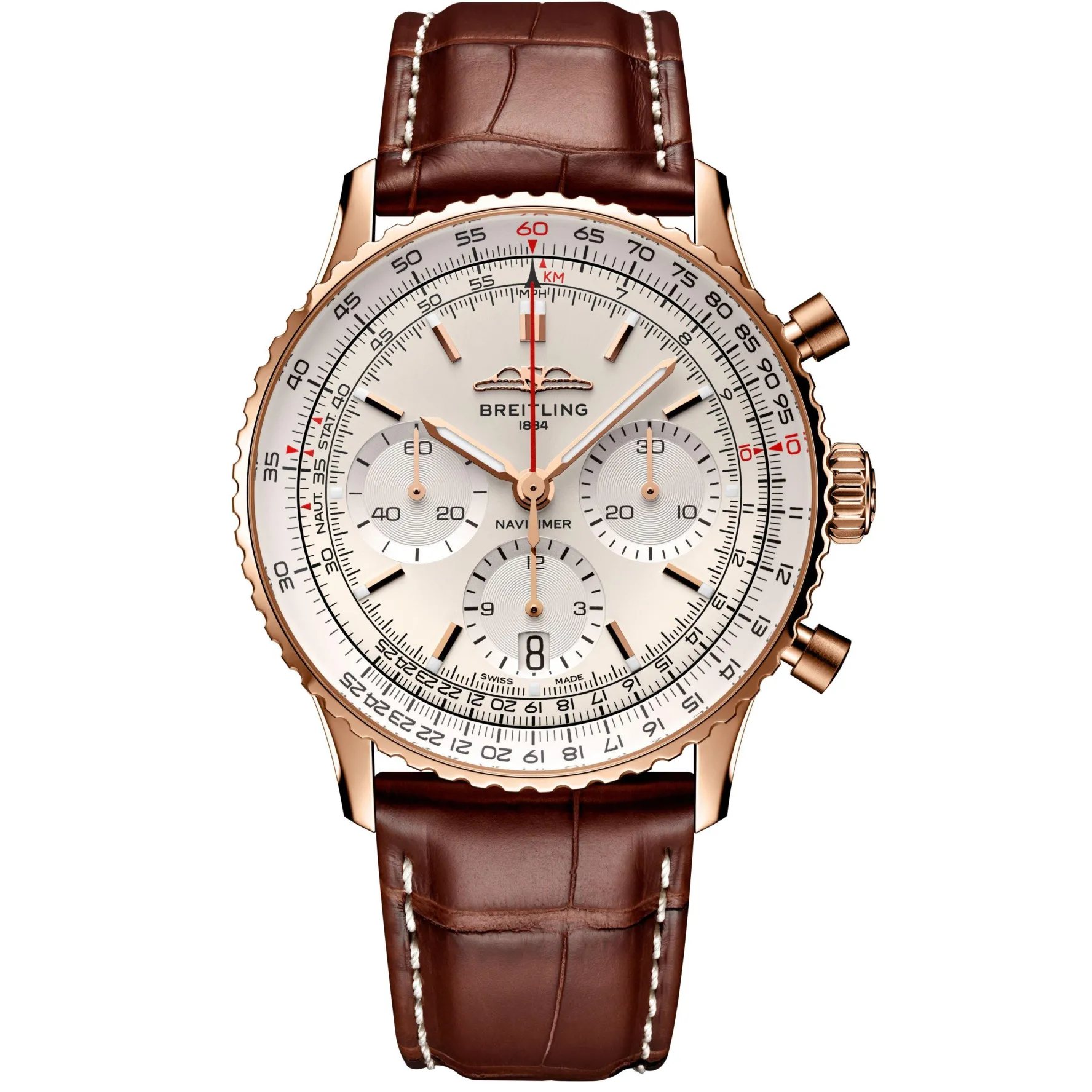 Breitling Navitimer B01 Chronograph 41mm 18ct Rose Gold Automatic Watch