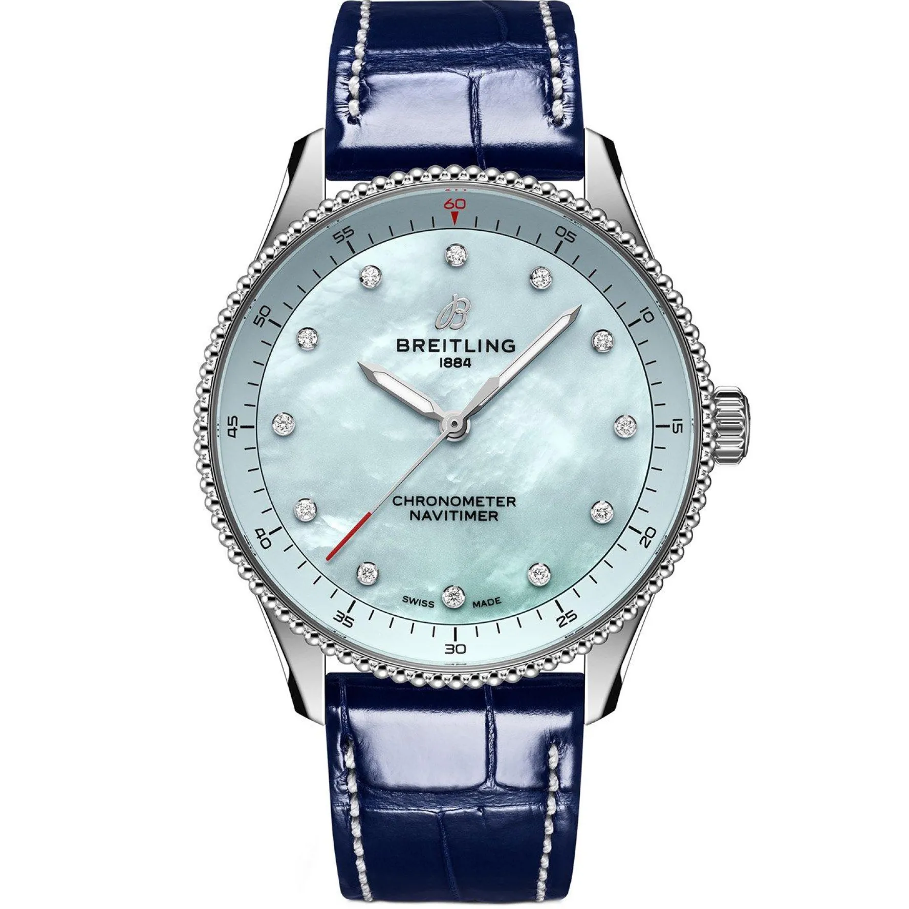 Breitling Navitimer 32mm Mother of Pearl Ladies Watch