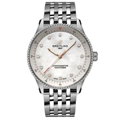 Breitling Navitimer 32mm Mother of Pearl Ladies Watch