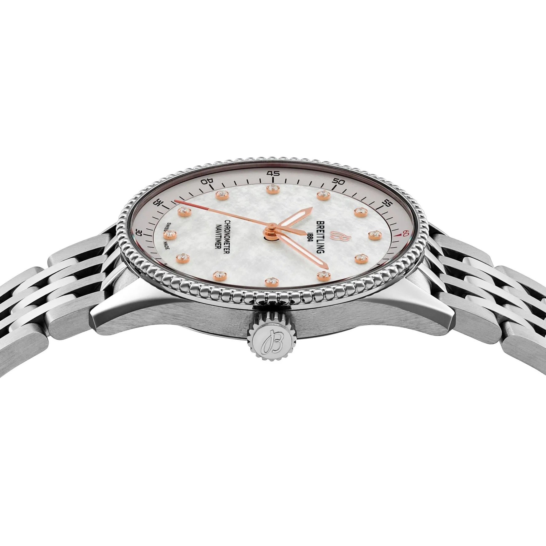 Breitling Navitimer 32mm Mother of Pearl Ladies Watch