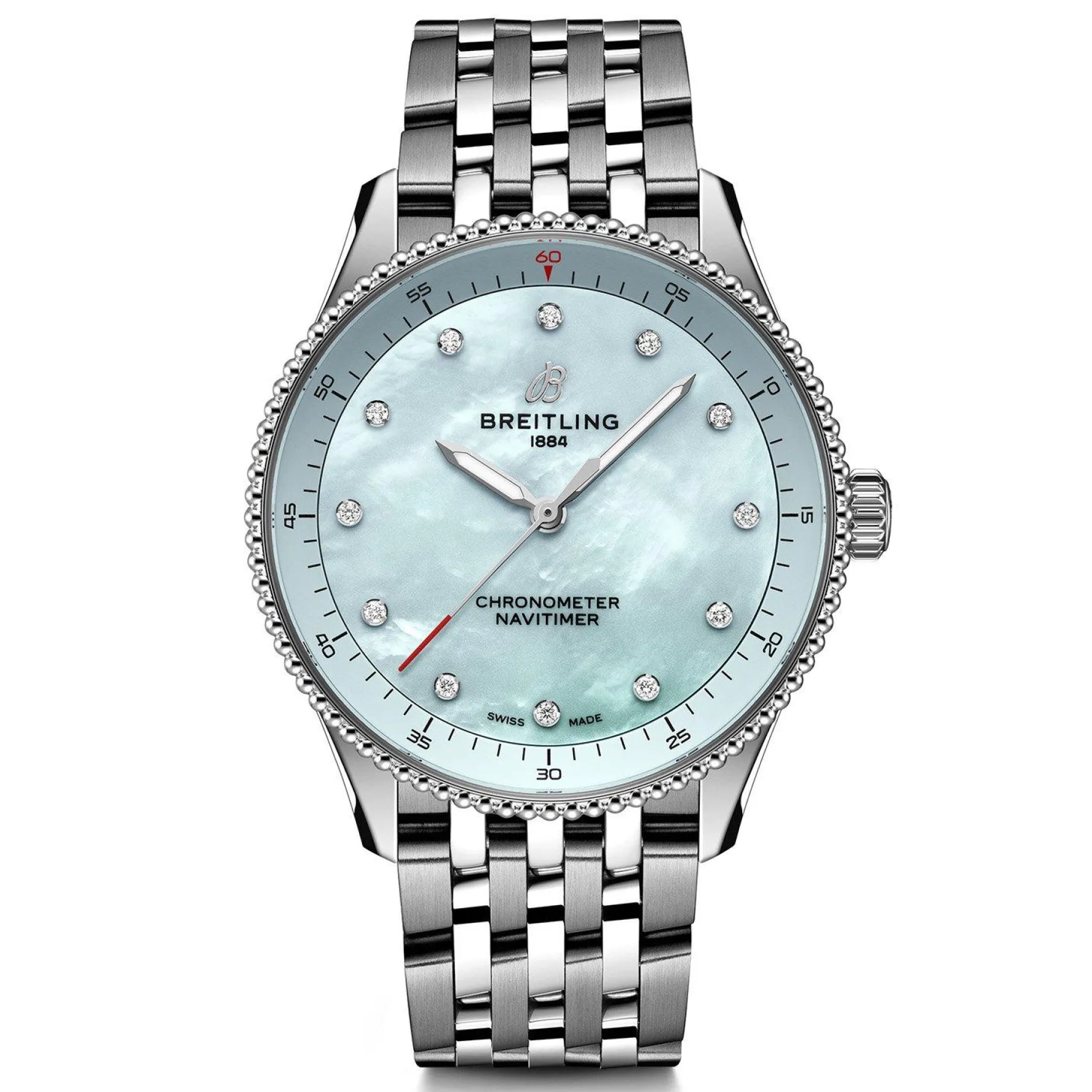 Breitling Navitimer 32mm Mother of Pearl Ladies Watch