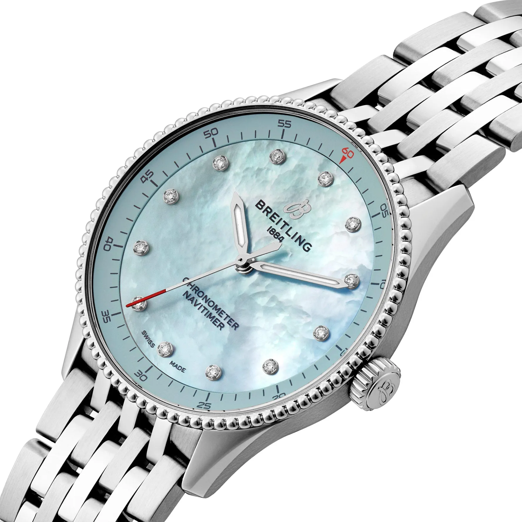 Breitling Navitimer 32mm Mother of Pearl Ladies Watch