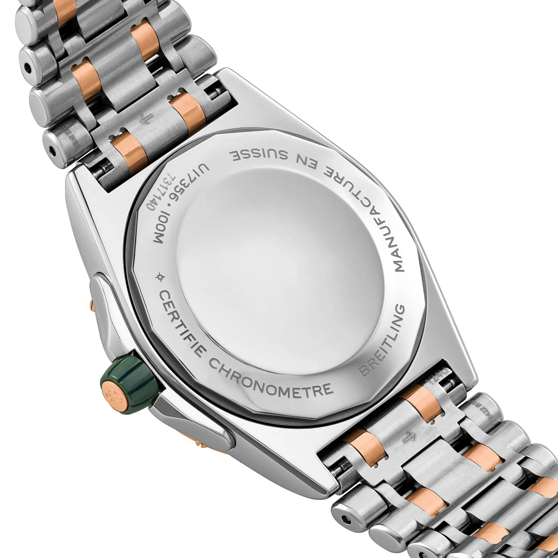 Breitling Super Chronomat Automatic 38mm Stainless Steel and 18ct Rose Gold Ladies Watch