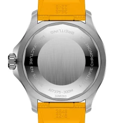 Breitling Superocean Automatic 42mm Yellow Rubber Strap Watch