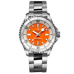 Breitling Superocean Automatic 36mm Orange Ladies Watch