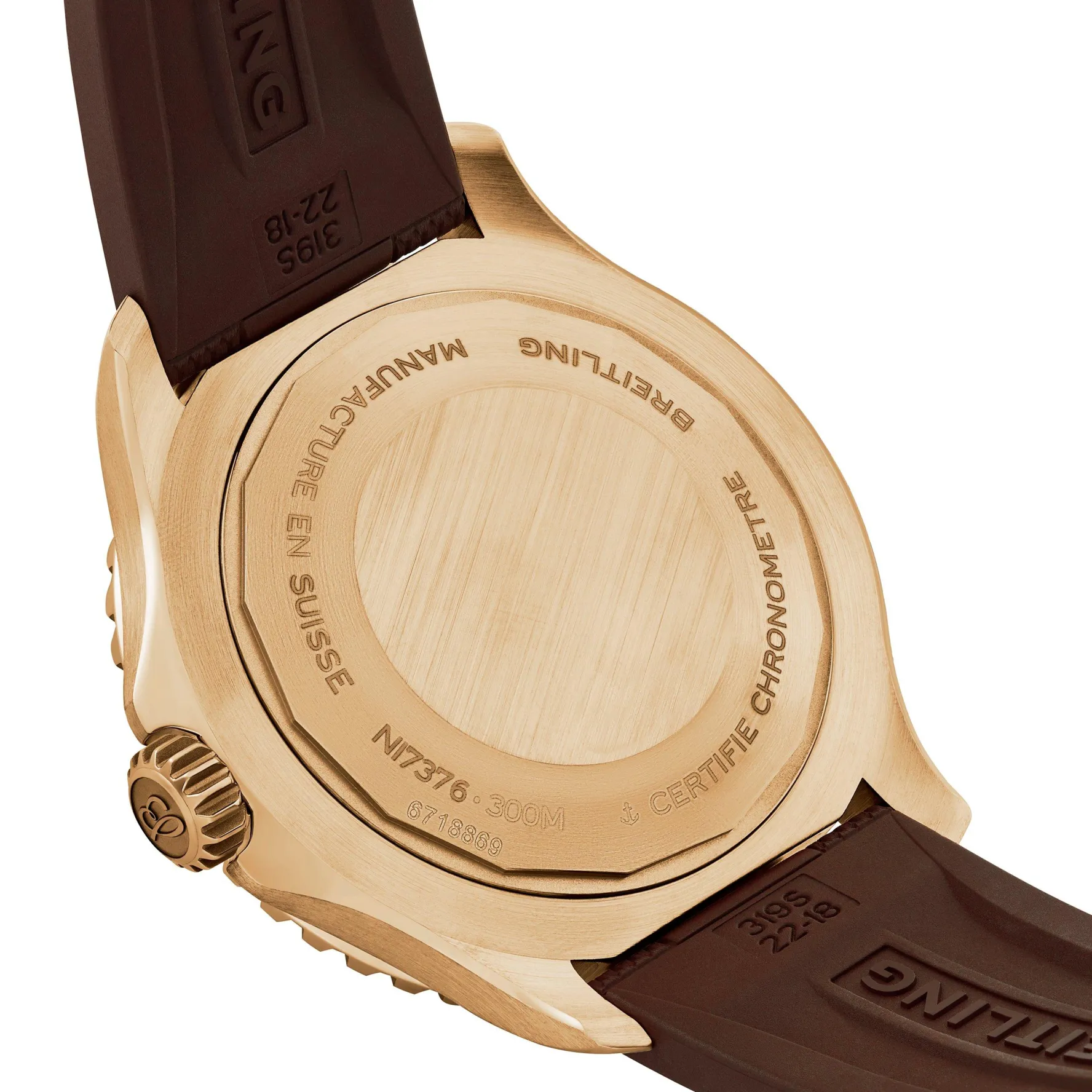 Breitling Superocean Automatic 44mm Brown Rubber Strap Bronze Men’s Watch