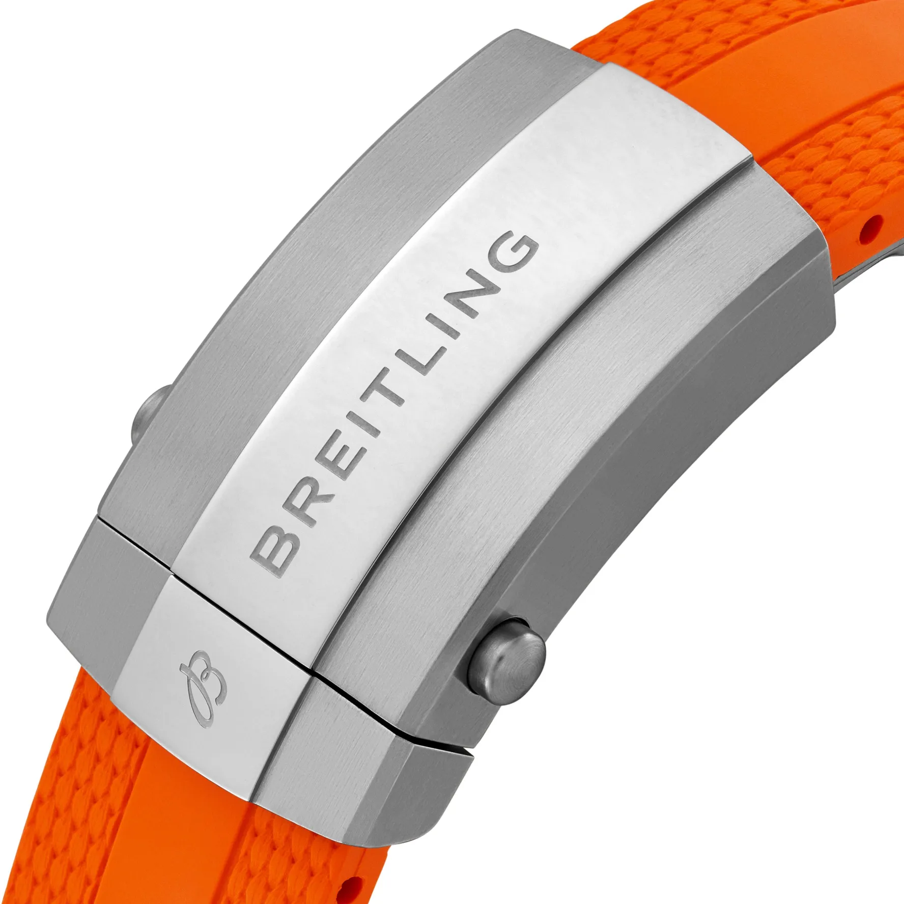 Breitling Superocean Automatic 42mm Orange Rubber Strap Watch