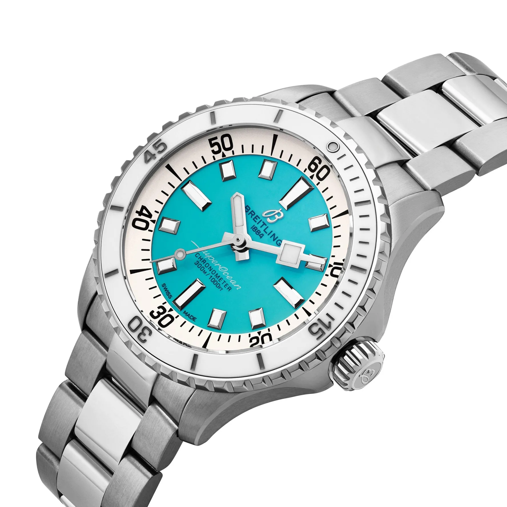 Breitling Superocean Automatic 36mm Turquoise Ladies Watch