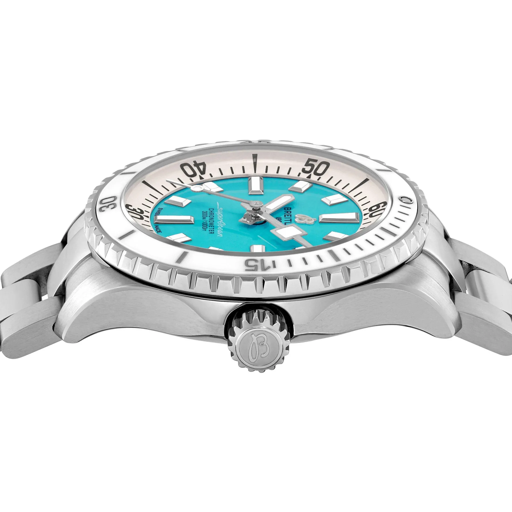 Breitling Superocean Automatic 36mm Turquoise Ladies Watch
