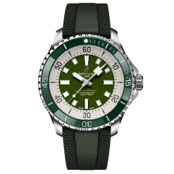 Breitling Superocean Automatic 44mm Green Rubber Strap Men’s Watch