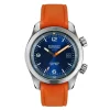 Bremont Argonaut Azure 42mm Orange Rubber Strap Automatic Men's Watch