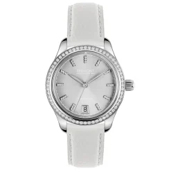 Bremont Lady K 34mm Diamond White Leather Strap Automatic Ladies Watch