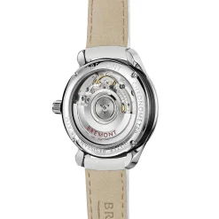 Bremont Lady K 34mm Diamond White Leather Strap Automatic Ladies Watch