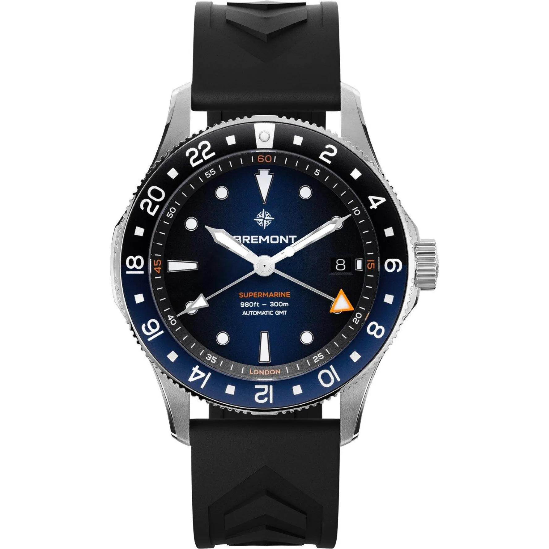 Bremont Limited Edition Supermarine 300M GMT ‘Glacier’ 40mm Automatic Watch