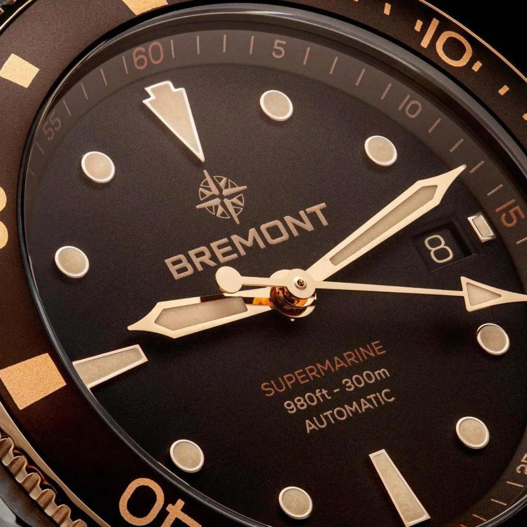 Bremont Supermarine 300M Date 40mm 18ct Rose Gold Automatic Watch