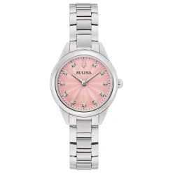 Bulova Classic Sutton 28mm Diamond Ladies Watch
