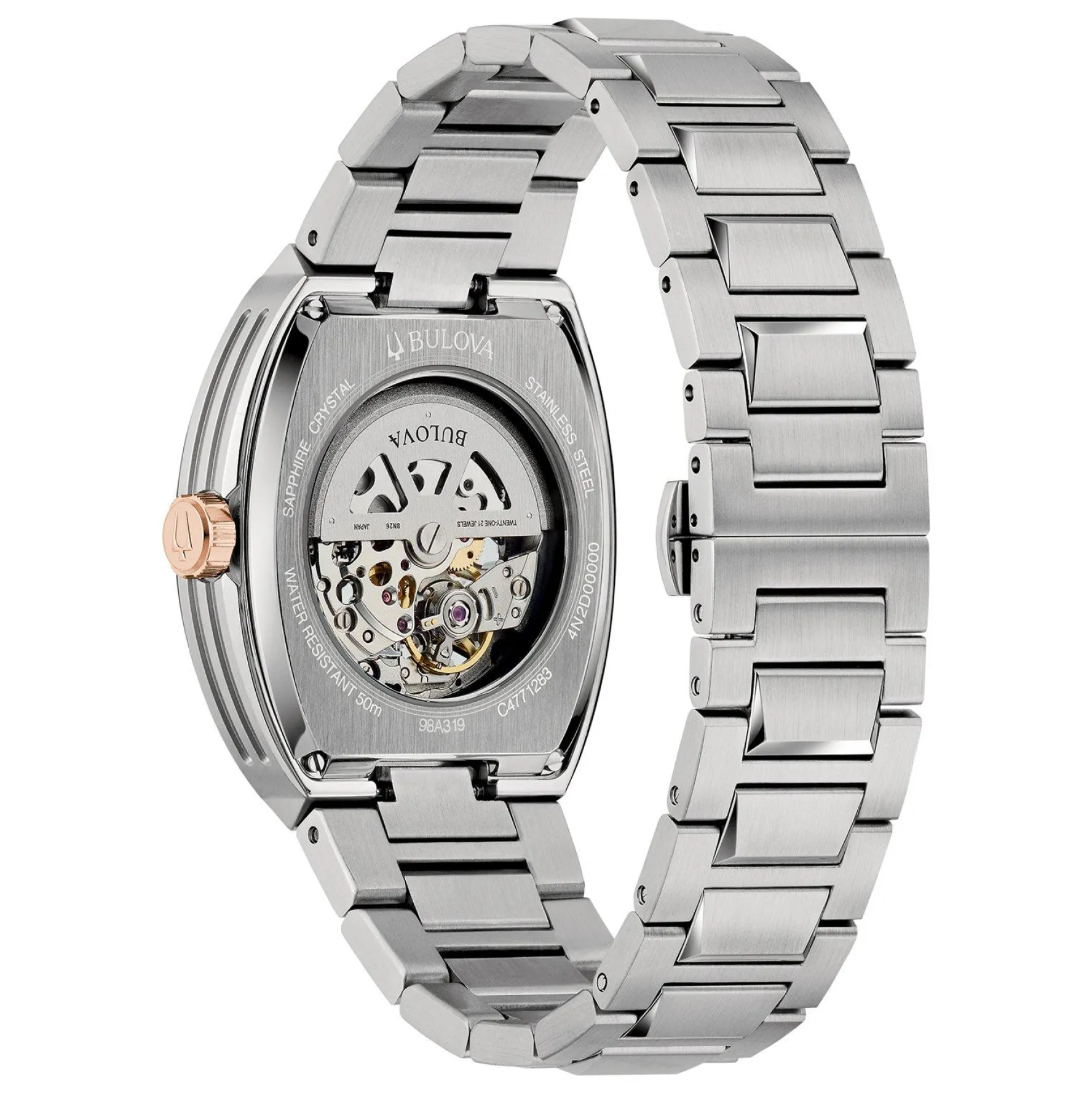 Bulova Maquina 40mm Skeleton Automatic Men’s Watch
